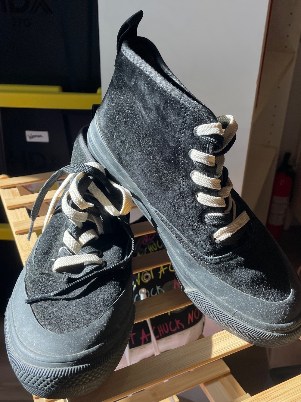 SeaVees Mariner Boots - Black Suede Women’s Size 7.5